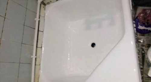 Обновление душевого поддона акрилом | Микулино